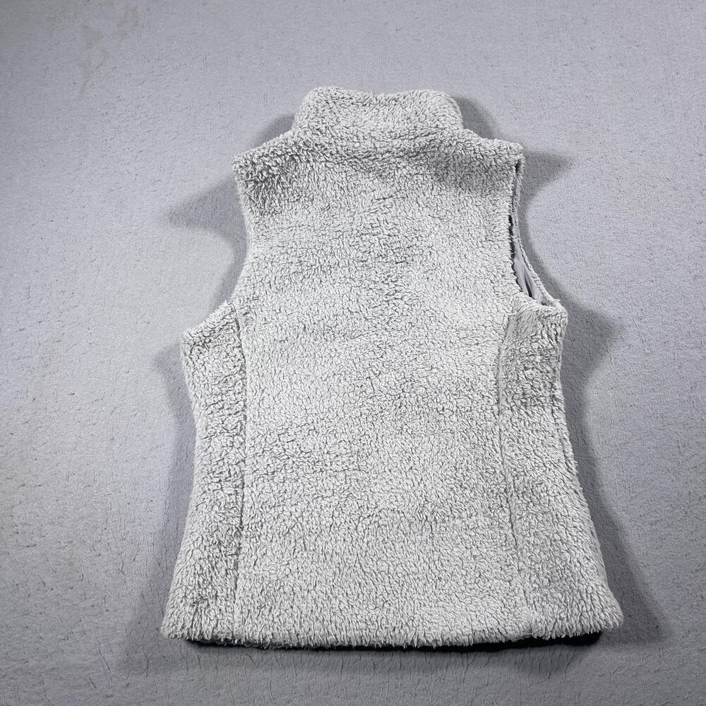 Patagonia Vest Womens Medium Gray‎ Fleece Full Zip Sherpa Outdoors Hiking Warm - Picture 7 of 8